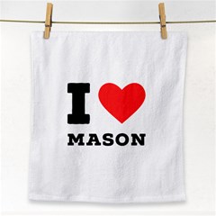 I Love Mason Face Towel by ilovewhateva