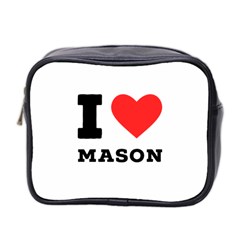 I Love Mason Mini Toiletries Bag (two Sides) by ilovewhateva