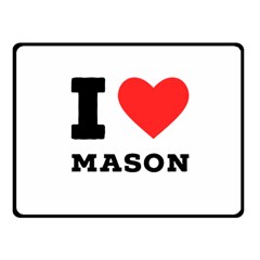 I Love Mason Fleece Blanket (small) by ilovewhateva