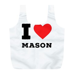 I Love Mason Full Print Recycle Bag (l) by ilovewhateva