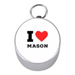 I love mason Mini Silver Compasses Front