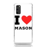 I love mason Samsung Galaxy S20 6.2 Inch TPU UV Case Front