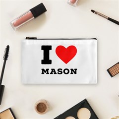 I Love Mason Cosmetic Bag (small) by ilovewhateva