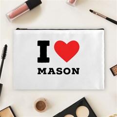 I Love Mason Cosmetic Bag (large) by ilovewhateva