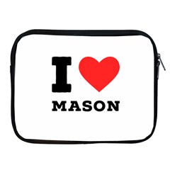 I Love Mason Apple Ipad 2/3/4 Zipper Cases by ilovewhateva