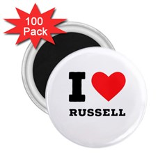 I Love Russell 2 25  Magnets (100 Pack)  by ilovewhateva