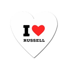 I Love Russell Heart Magnet by ilovewhateva