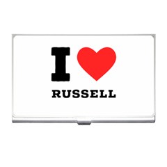 I Love Russell Business Card Holder by ilovewhateva