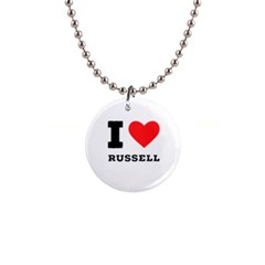 I Love Russell 1  Button Necklace by ilovewhateva