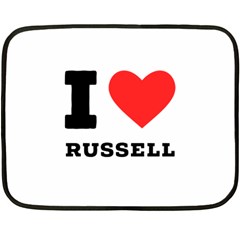 I Love Russell Fleece Blanket (mini) by ilovewhateva