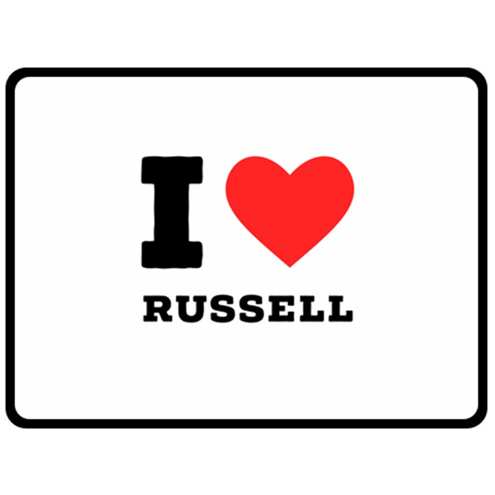 I love russell Fleece Blanket (Large)