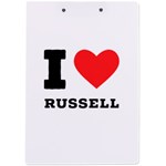 I love russell A4 Acrylic Clipboard Back