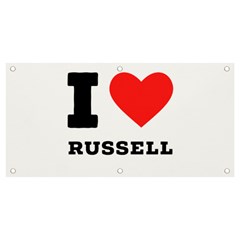 I Love Russell Banner And Sign 4  X 2  by ilovewhateva