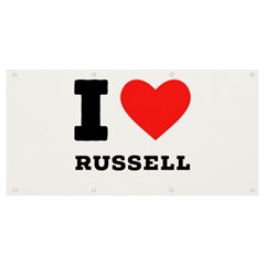 I Love Russell Banner And Sign 8  X 4  by ilovewhateva