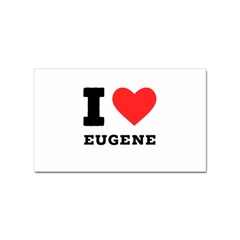 I Love Eugene Sticker (rectangular) by ilovewhateva