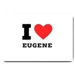 I love eugene Large Doormat 30 x20  Door Mat