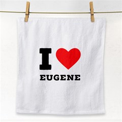 I Love Eugene Face Towel by ilovewhateva