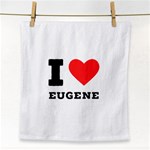 I love eugene Face Towel Front