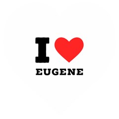 I Love Eugene Wooden Puzzle Heart by ilovewhateva