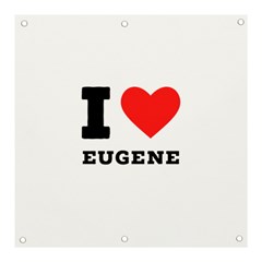 I Love Eugene Banner And Sign 3  X 3  by ilovewhateva