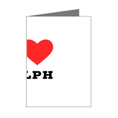 I Love Ralph Mini Greeting Card by ilovewhateva