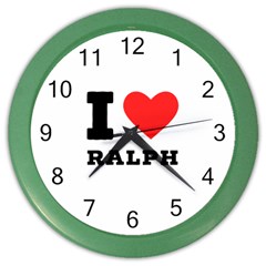 I Love Ralph Color Wall Clock by ilovewhateva