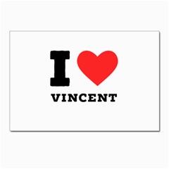 I Love Vincent  Postcard 4 x 6  (pkg Of 10) by ilovewhateva