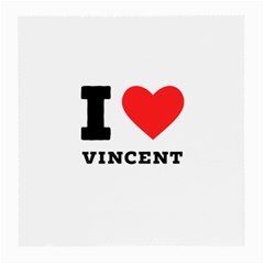 I Love Vincent  Medium Glasses Cloth by ilovewhateva