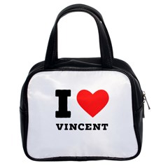 I Love Vincent  Classic Handbag (two Sides) by ilovewhateva