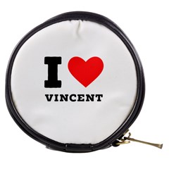 I Love Vincent  Mini Makeup Bag by ilovewhateva