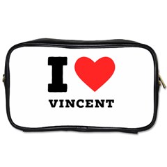 I Love Vincent  Toiletries Bag (one Side) by ilovewhateva