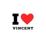 I love Vincent  Play Mat (Square) Front