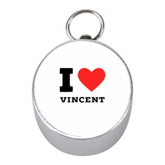 I Love Vincent  Mini Silver Compasses by ilovewhateva