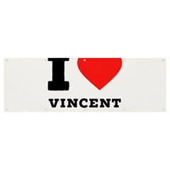 I Love Vincent  Banner And Sign 12  X 4  by ilovewhateva