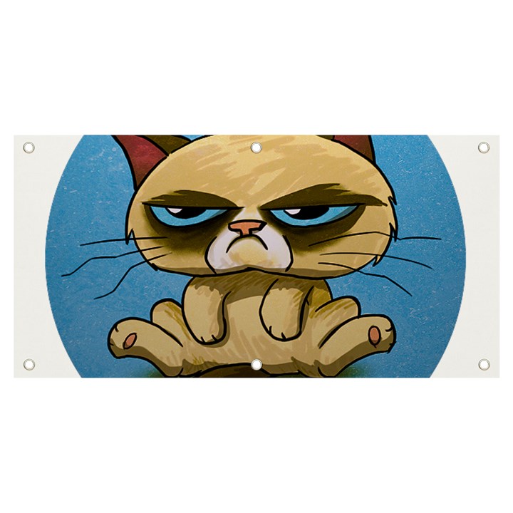 Grumpy Cat Banner and Sign 4  x 2 