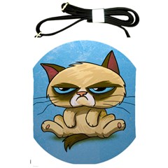 Grumpy Cat Shoulder Sling Bag by Jancukart