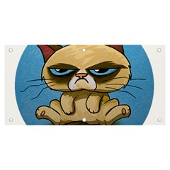 Grumpy Cat Banner And Sign 6  X 3  by Jancukart