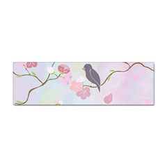 Birds Blossom Seamless Pattern Sticker Bumper (100 Pack) by Jancukart