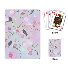 Birds Blossom Seamless Pattern Playing Cards Single Design (rectangle)