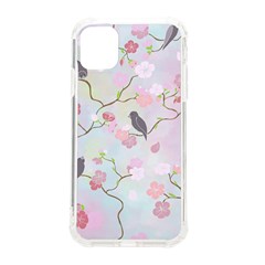 Birds Blossom Seamless Pattern Iphone 11 Tpu Uv Print Case