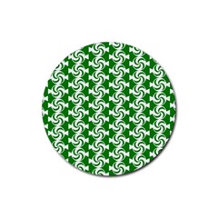 Candy Illustration Pattern Rubber Coaster (round) by GardenOfOphir