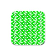 Candy Illustration Pattern Rubber Square Coaster (4 Pack) by GardenOfOphir