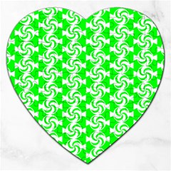 Candy Illustration Pattern Jigsaw Puzzle (heart) by GardenOfOphir