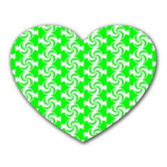 Candy Illustration Pattern Heart Mousepad by GardenOfOphir