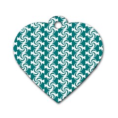 Cute Candy Illustration Pattern For Kids And Kids At Heart Dog Tag Heart (one Side) by GardenOfOphir