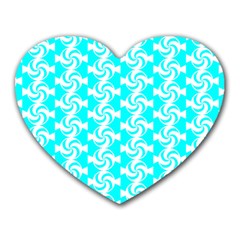 Candy Illustration Pattern Heart Mousepad by GardenOfOphir