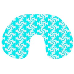 Candy Illustration Pattern Travel Neck Pillow by GardenOfOphir