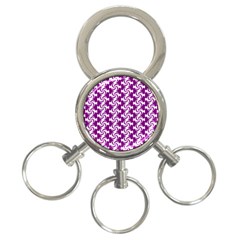 Candy Illustration Pattern 3-ring Key Chain by GardenOfOphir