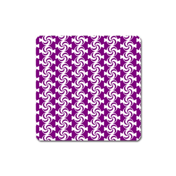 Candy Illustration Pattern Square Magnet