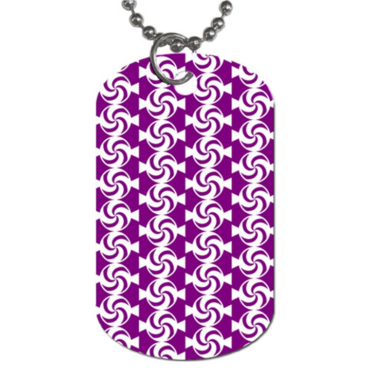 Candy Illustration Pattern Dog Tag (Two Sides)